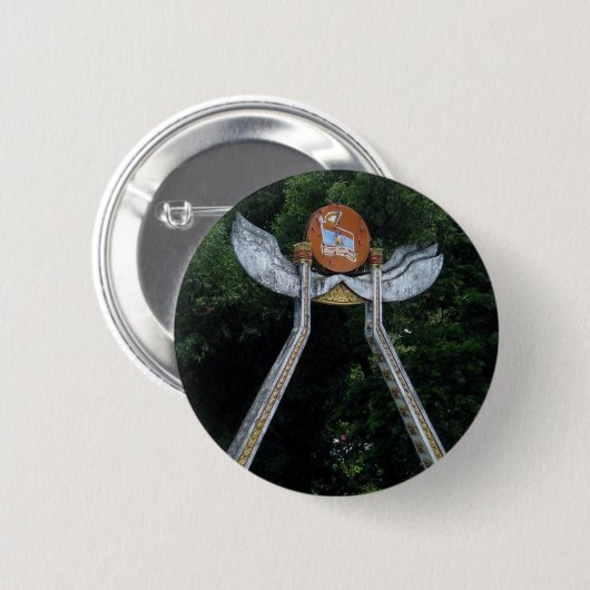 Laotian Gate Ronde Button 5,7 Cm (Voorkant /achterkant)