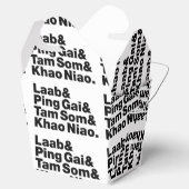 Laotian Street Food Bedankdoosjes (Geopend)