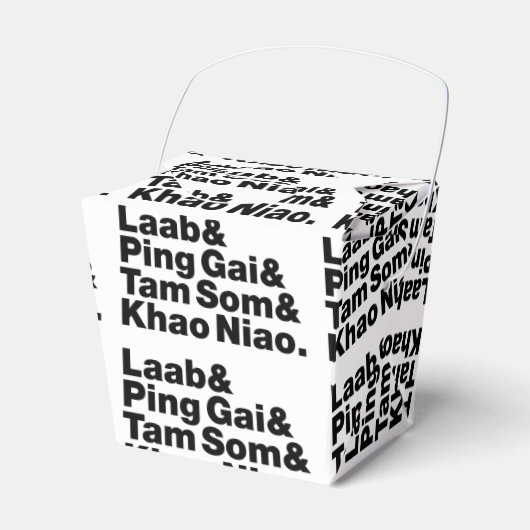 Laotian Street Food Bedankdoosjes (Voorkant Zijde)