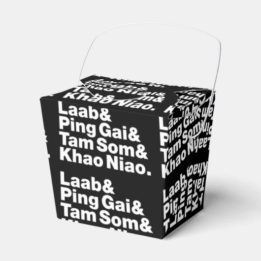 Laotian Street Food Bedankdoosjes (Voorkant Zijde)