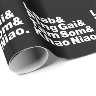 Laotian Street Food Cadeaupapier