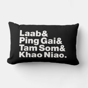 Laotian Street Food Kussen