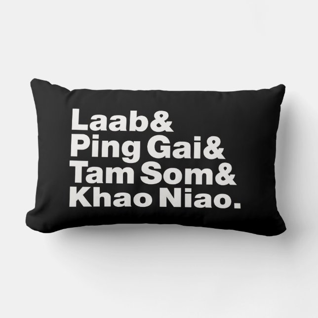 Laotian Street Food Kussen (Voorkant)
