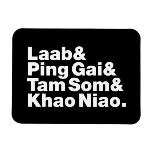 Laotian Street Food Magneet