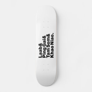 Laotian Street Food Persoonlijk Skateboard