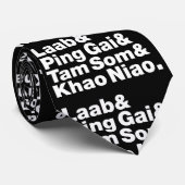 Laotian Street Food Stropdas (Opgerold)