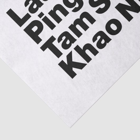 Laotian Street Food Tissuepapier (Detail)