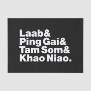 Laotian Street Food Tissuepapier