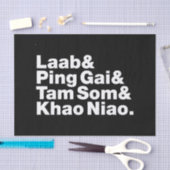 Laotian Street Food Tissuepapier (Craft)