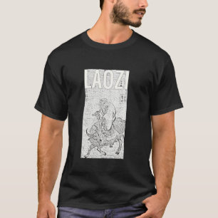 Laozi on Ox Lao Tzu Tao Te Ching Taoïsme Chinees T-shirt