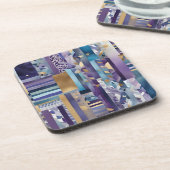 lap quilt coaster bier onderzetter (Linkerzijde)