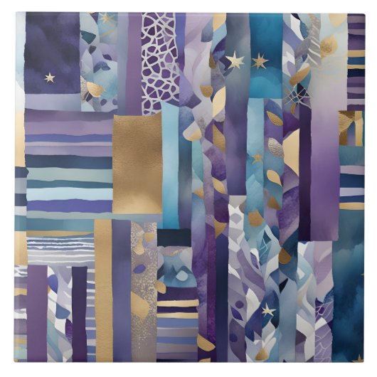 lap quilt tegel tegeltje (Voorkant)