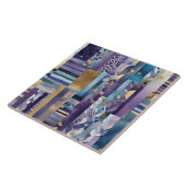 lap quilt tegel tegeltje (Zijkant)