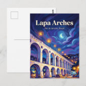 Lapa Arches Brazilië Briefkaart (Voorkant / Achterkant)