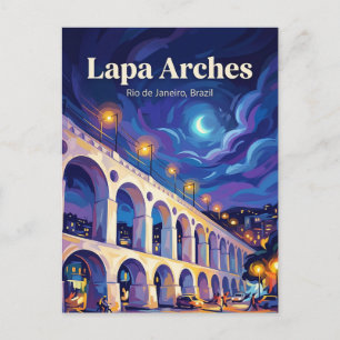 Lapa Arches Brazilië Briefkaart