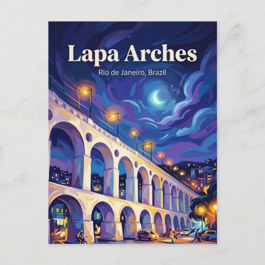 Lapa Arches Brazilië Briefkaart (Voorkant)