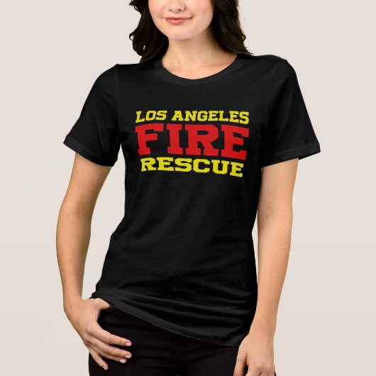 LAPD-brandredding Tri-Blend Shirt (Voorkant)