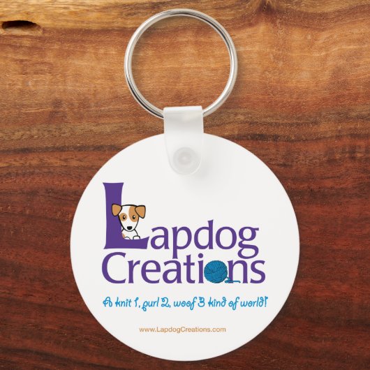 Lapdog Creations sleutelhanger (Voorkant)
