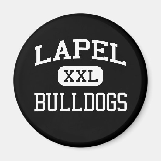 Lapel - Bulldogs - Middelbare school - Lapel India Magneet (Voorkant)