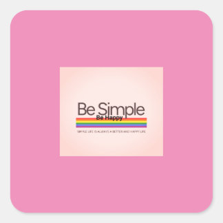 Lapel Pin Vierkante Sticker