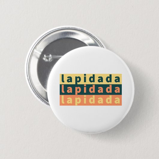 lapidada ronde button 5,7 cm (Voorkant /achterkant)