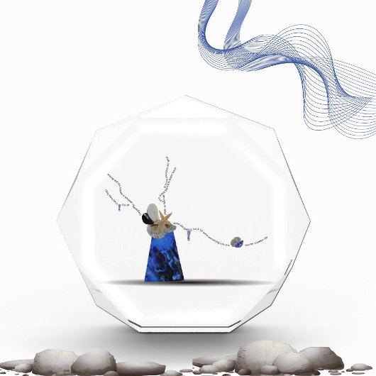 Lapidaire steen gehouwen door zee relief-beeldhouw fotoblokken