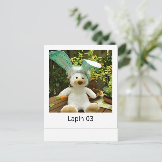 Lapin 03 briefkaart (Staand voorkant)