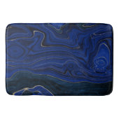 Lapis Blue Agate Swirls Badmat (Voorkant)