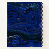 Lapis Blue Agate Swirls Sketch Notitieboek (Achterkant)