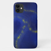Lapis Blue en Gold Case-Mate iPhone Case (Achterkant)