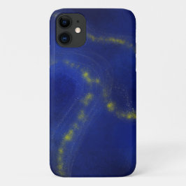 Lapis Blue en Gold Case-Mate iPhone Case