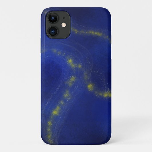 Lapis Blue en Gold Case-Mate iPhone Case (Achterkant)