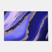 Lapis Blue en Lavender Flow Deurmat (Voorkant)
