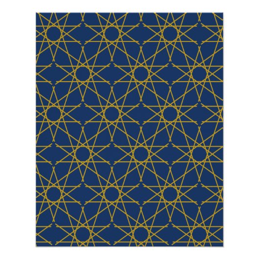 Lapis Gouden Geometrie Perfect Poster (Voorkant)