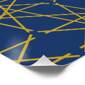 Lapis Gouden Geometrie Perfect Poster (Hoek)