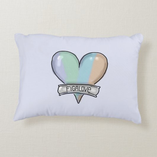 Lapis Grey Figaro accent pillow Accent Kussen (Achterkant)