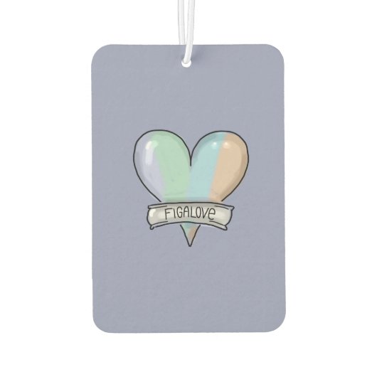 Lapis Grey Figaro air freshener Luchtverfrisser (Achterkant)