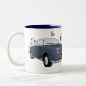 Lapis Grey Figaro coffee mug Tweekleurige Koffiemok (Links)
