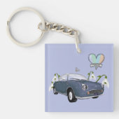 Lapis Grey Figaro key chain Sleutelhanger (voorkant)