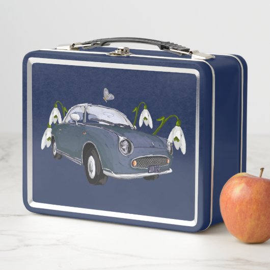 Lapis Grey Figaro lunch box (In situ)