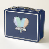 Lapis Grey Figaro lunch box (Achterkant)