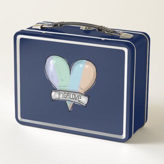 Lapis Grey Figaro lunch box (Achterkant)