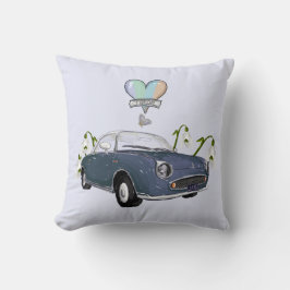 Lapis Grey Figaro pillow Kussen