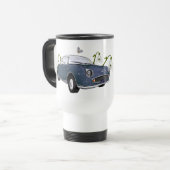 Lapis Grey Figaro travel mug - reisbeker (Voorkant links)