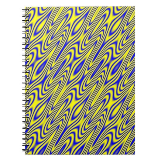 Lapis Lasuli Swirlies Notitieboek (Voorkant)
