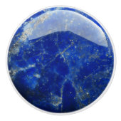 Lapis Lazuli Blauwe Edelsteen patroon Keramische Knop (Voorkant)
