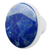 Lapis Lazuli Blauwe Edelsteen patroon Keramische Knop (Rechts)