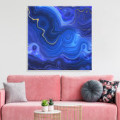 Lapis Lazuli Canvas Kunst (Insitu (Woonkamer))