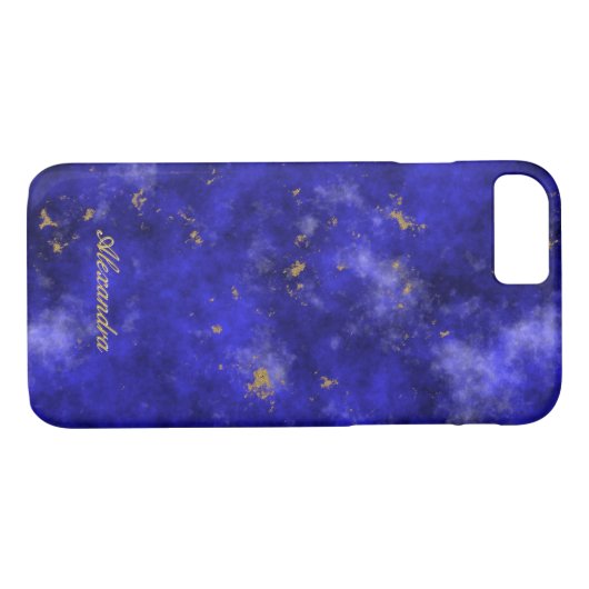 Lapis Lazuli Case-Mate iPhone Case (Achterkant (Horizontaal))