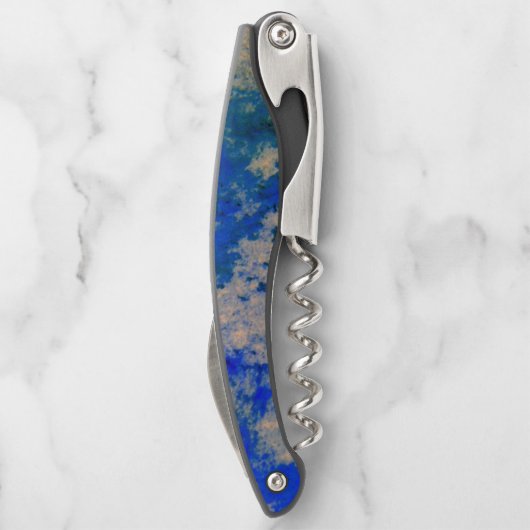 Lapis Lazuli Design Cork Screw Kurkentrekker (Achterkant)